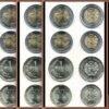 Peru 5 (x) 8 Pcs UNC COINS SET, 1 5 10 20 50 Cent 1 2 5 Soles, BIMETAL,2008 2023