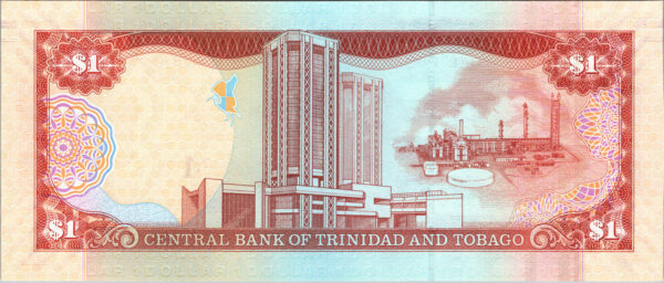 Trinidad and Tobago 1 Dollar 2006 - 2018, REPEATER 009 009 aUNC, P-46Ab - Image 3