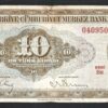 Turkey 10 Lira 1930 (1948), aVF, P-148a, President Inonu