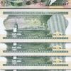 Turkey 10 Lira 1966, UNC, 3 Signature, 5 Pcs LOT, P-180, Prefix F