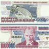 Turkey 1000000 - 1 Million Lira 1970 (1995), UNC, 5 Pcs LOT, P-209, Prefix M - Image 3