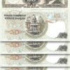 Turkey 50 Lira 1976, UNC, 5 Pcs LOT, Consecutive, P-188, Prefix I