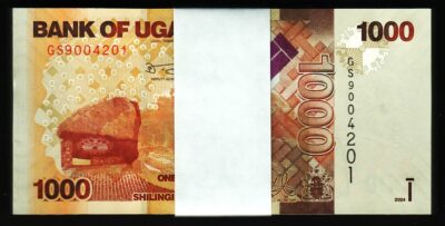 Uganda 1000 Shillings 2024, UNC, ½ BUNDLE, Pack 50 PCS,Consecutive,P-49 New Date