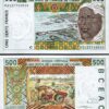 W.A.S, West African States, Burkina Faso 500 Francs 2002, UNC, P-310Cm