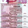 Zaire 1,000,000 1000000 1 Million Zaires 1996, UNC, 5 PCS Consecutive LOT, P-79