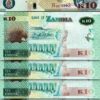 Zambia 10 Kwacha 2020 (2021), UNC, 5 PCS LOT, P-58