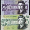 ANGUILLA ISLAND 5 PCS UNC SET 2 5 10 20 50 DOLLARS 2019 HYBRID POLYMER QUE II - Image 8