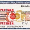 Australia SPECIMEN, ETC, Mastercard Travellers Cheque, 100 Dollars, AU, T.COOK
