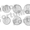 BRAZIL UNC 6 Pcs COINS Set, 1 5 10 20 50 Centavos 1 Cruzado 1986 1988, Star