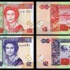 Belize 2 Pcs Set 2 5 Dollars 2020 2022, UNC, P-66 P-67 QEII