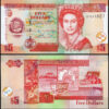 Belize 2 Pcs Set 2 5 Dollars 2020 2022, UNC, P-66 P-67 QEII - Image 3