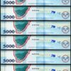 Burundi 5000 Francs 2018 (2019), UNC, 10 PCS Consecutive LOT, P-53