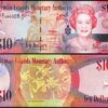 Cayman Islands 10 Dollars 2010, UNC, QEII, Prefix D/I 00****, P-40a