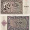 Croatia 5000 Kuna 1943, UNC-, P-14