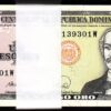 Dominican Rep. 1 Peso Oro 1988, UNC, BUNDLE, Pack of 100 PCS, P-126c