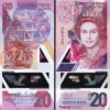 East Caribbean 20 Dollars 2019, UNC, P-58, POLYMER
