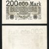 Germany 200000 Mark 1923, UNC, 5 PCS Lot, P-100 - Image 3