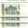 Germany 5 Mark 1991, UNC, 5 PCS Consecutive LOT, P-37