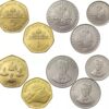 Haiti 5 (X) 5 Pcs UNC Coins SET,  5 20 50 Cents 1 5 Gourdes 1995 2011,(25 Coins) - Image 3