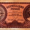 Hungary 1,000,000,000 Milliard Pengo 1946, VF Condition, P-125, With Paint