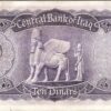 Iraq 10 Dinars 1959, aVF with Penmark , P-55a - Image 3