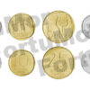 Israel 5 x 6 Pcs Coin Set, 1 5 10 25 Agorot 1/2 1 Sheqalim 1960 1985 AUNC UNC - Image 3