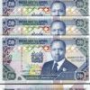 Kenya 20 Shillings 1994, UNC- 5 Pcs LOT, P-31b