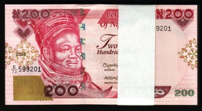 Nigeria 200 Naira 2025, UNC, ½ BUNDLE, Pack 50 Pcs, Consecutive, P-NEW DATE,SIGN