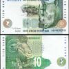 South Africa 10 Rand 1999, AU / UNC, P-123b, Sign 8