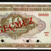 Turkey 10 Lira 1930 (1948), UNC Specimen, P-148s, Serial A1 00000, INONU