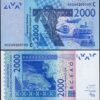 W.A.S, BURKINA FASO 2000 Francs 2003, UNC, P-316ca, Sign 32