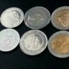 Algeria 5 x Set 9 coins 1/4 1/2 1 2 5 10 20 50 100 Dinars,1992 2019, BIMETAL,UNC - Image 3