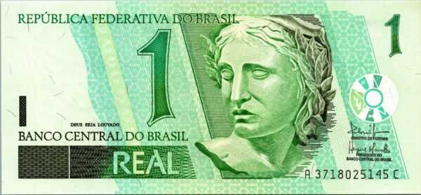 Brazil 1 Real 2003, UNC, P-251