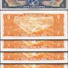 Brazil 2 Cruzeiros 1954 1958, UNC, 20 Pcs LOT, Consecutive, P-151b, Sign 6 - Image 3