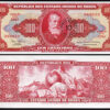 Brazil 3 Pcs Overprint SET, 10 50 100 Cruzeiros 1966 1967 UNC-, P-183 184 185 - Image 3
