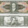 Brazil 3 Pcs Overprint SET, 10 50 100 Cruzeiros 1966 1967 UNC-, P-183 184 185 - Image 5