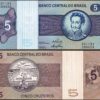 Brazil 5 Cruzerios 1973, UNC, 5 Pcs LOT, Consecutive, P-192b, Sign 17, Prfx B 01 - Image 3