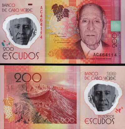 Cabo, Cape Verde 200 Escudos 2014, UNC, POLYMER,  P-71