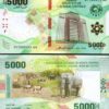 Central African States 5000 Francs 2020 2022, UNC, Hybrid Polymer, P-New