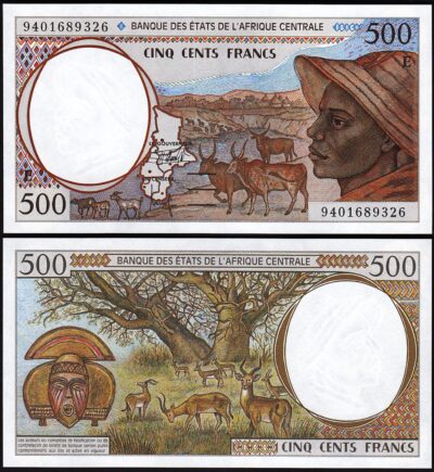 Central African States, CAMEROUN 500 Francs 1994, UNC , P-201Eb
