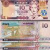 Fiji 10 Dollars 2002, UNC, 5 Pcs LOT, Consecutive, P-106a, Queen Elizabeth II - Image 3