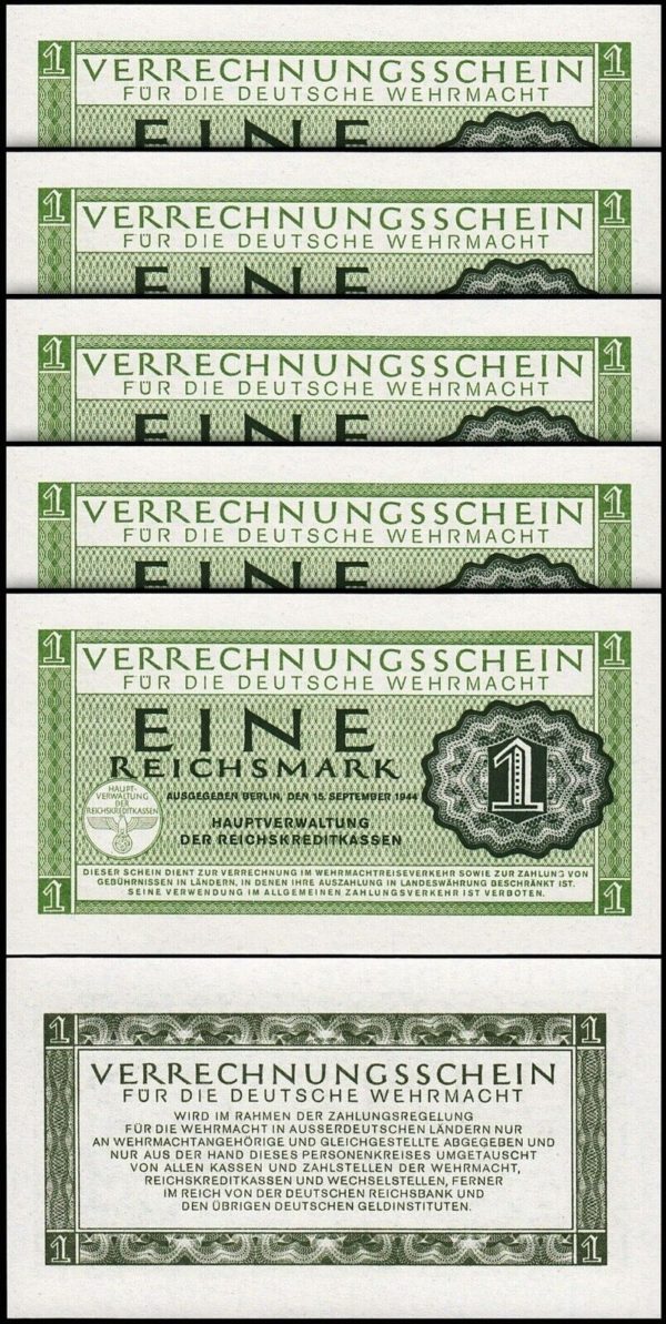Germany 20 Reichsmark Ww2 1940 - 1945 Swastika Banknote