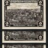 Germany, Dalhausen 2 Mark 1921, UNC, 5 Pcs LOT
