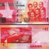 Ghana 1 Cedi 2015, UNC, 20 Pcs LOT, Consecutive, P-37f, Prefix GZ - Image 4