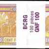 Guinea 100 Francs, 2015, UNC, BUNDLE, Pack of 100 PCS, Consecutive, P-A47 - Image 3