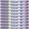 Malawi 20 Kwacha 2020, UNC, 20 Pcs LOT, Consecutive, P-New Sign