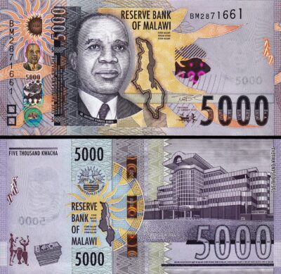 Malawi 5000 Kwacha, 2024 2025, UNC, P-71