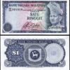 Malaysia 1 Ringgit 1976 - 1981, aAU / UNC, 10 Pcs LOT, P-13b - Image 4
