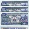 Mozambique 500 Meticais, 1989, UNC, 5 Pcs LOT, Consecutive, P-131c