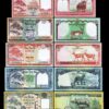 Nepal 5 Pcs Set, 5 10 20 50 100 Rupees 2019 2020, UNC, P-76 77 78 79 80